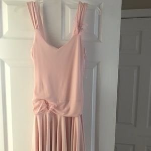 Beautiful pink vintage mermaid party dress